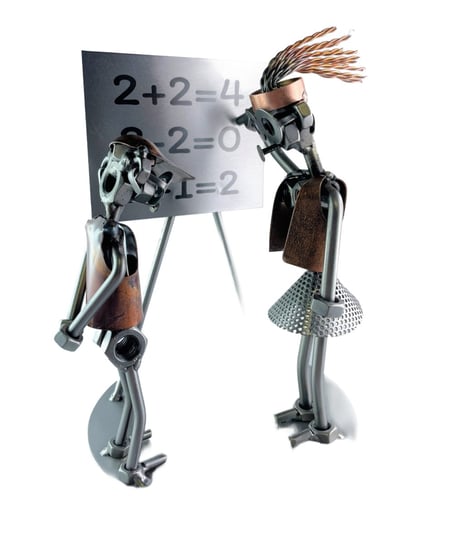 Metalowa figurka Nauczycielka. Idealny prezent dla Nauczycielki matematyki Inna marka