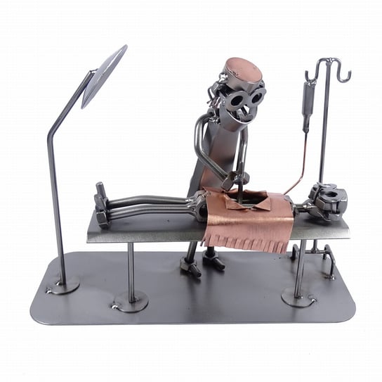 Metalowa figurka Pani chirurg podczas operacji Inna marka