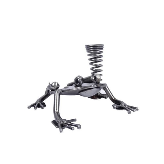 Metalowa figurka Żaba. Prezent dla wielbiciela zwierząt Inna marka