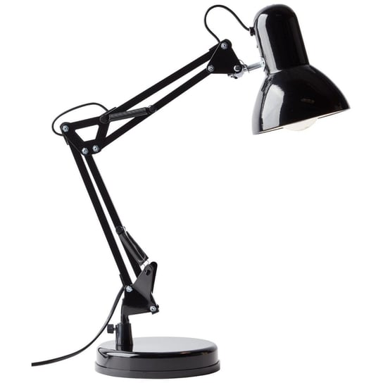 Metalowa lampa biurkowa Henry 92706/06 Brilliant loftowa czarna Brilliant