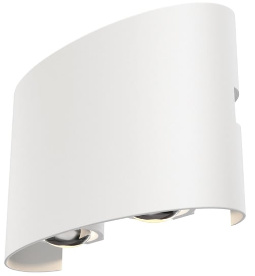 Metalowa lampa elewacyjna Strato O417WL-L4W3K LED 4W biała Maytoni