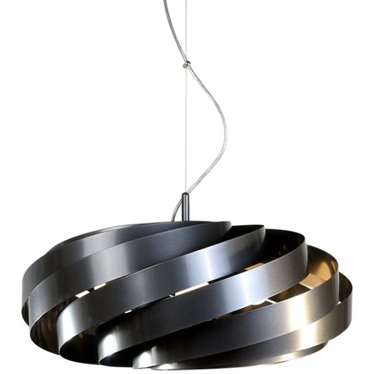 Metalowa lampa wisząca Vento 1136 Zumaline futurystyczna antracyt Inna marka