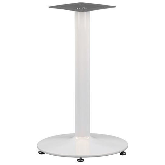 Metalowa podstawa stołu/stolika NY-B006, średnica 46 cm, wysokość 72,5 cm, kolor biały - do hotelu, restauracji ,baru, biura Stema