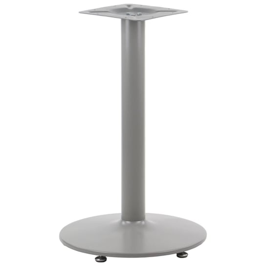 Metalowa podstawa stołu/stolika NY-B006, średnica 46 cm, wysokość 72,5 cm, kolor szary - do hotelu, restauracji ,baru, biura Stema