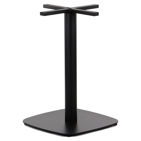Metalowa podstawa stołu/stolika SH-3050-3, wymiary 50x50x73 cm, kolor czarny - do hotelu, restauracji ,baru, biura Stema