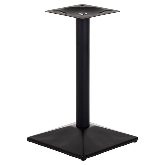 Metalowa podstawa stołu/stolika SH-4002-6, wymiary 44,5x44,5x73 cm, kolor czarny - do hotelu, restauracji ,baru, biura Stema