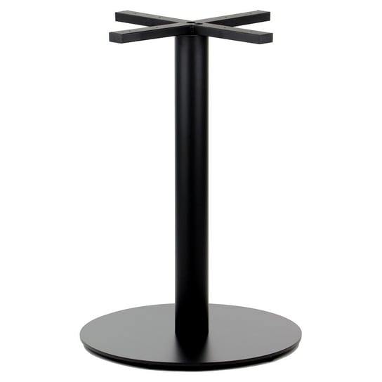 Metalowa podstawa stołu/stolika SH-5001-7, średnica 49,5 cm, wysokość 72,5 cm, kolor czarny - do hotelu, restauracji ,baru, biura Stema