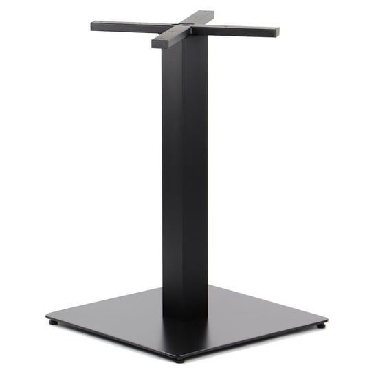 Metalowa podstawa stołu/stolika SH-5002-6, wymiary 50x50x73 cm, kolor czarny - do hotelu, restauracji ,baru, biura Stema