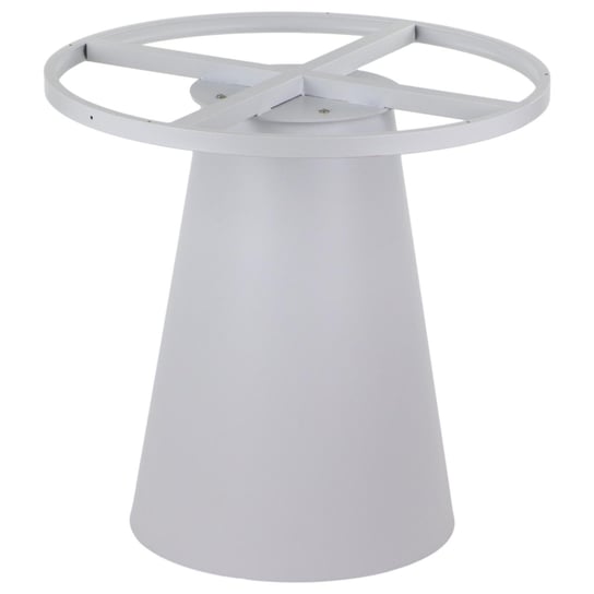 Metalowa podstawa stołu/stolika SH-6671-2, kolor biały, element górny fi 75 cm - do hotelu, restauracji ,sali bankietowej Stema