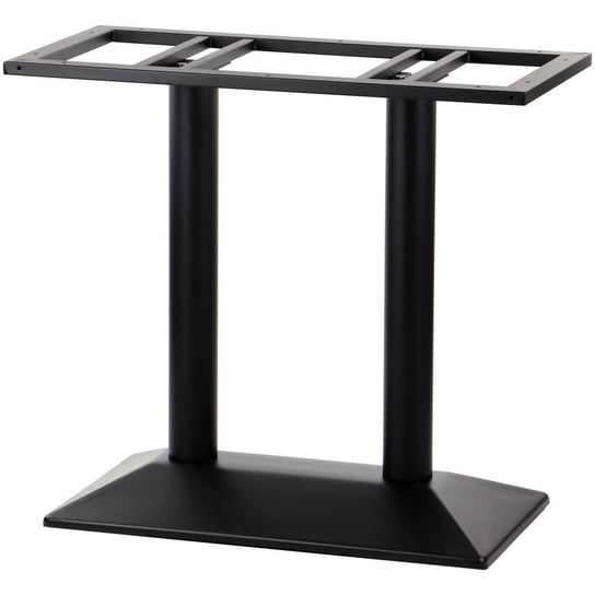 Metalowa podwójna podstawa stołu/stolika SH-4001-2, wymiary 69,5x39,5x72 cm, kolor czarny - do hotelu, restauracji ,baru, biura Stema