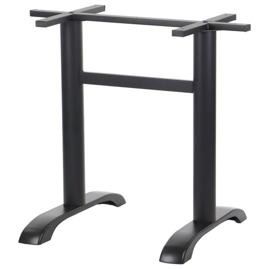 Metalowa podwójna podstawa stołu/stolika SH-5036, wymiary 58x61x73 cm, kolor czarny - do hotelu, restauracji ,baru, biura Stema