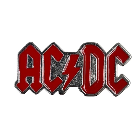 Metalowa Przypinka ACDC Pin Hard Rock Czerwono Srebrna Inna marka