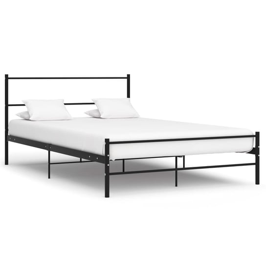 Metalowa rama łóżka 140x200 cm, kolor czarny Inna marka