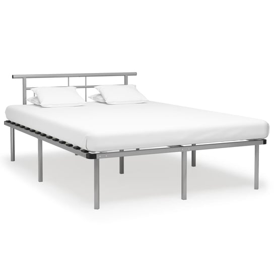 Metalowa rama łóżka 140x200 cm, kolor szary Inna marka