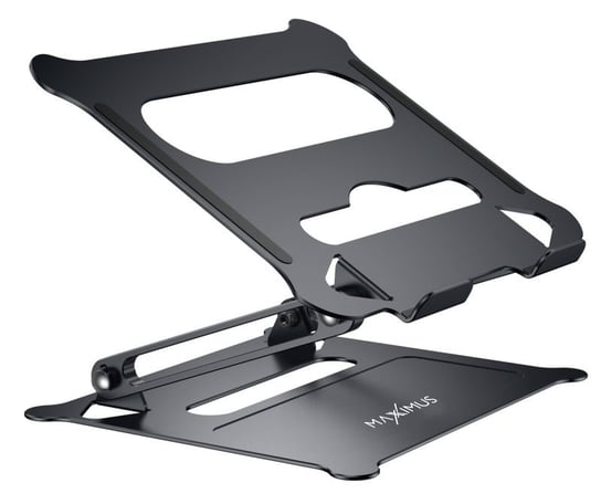 Metalowa Regulowana Podstawka Pod Laptopa - Szara | Maxximus Fold Pro Laptop Stand x MAXXIMUS