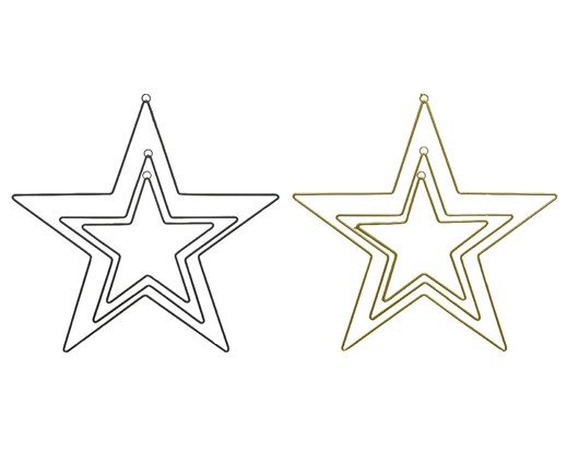 Metalowe Gwiazdy Do Robienia Dekoracji Diy Święta ABC
