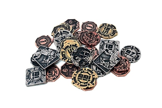 Metalowe monety - Kosmiczne jednostki (zestaw 24 monet) DRAWLAB ENTERTAINMENT