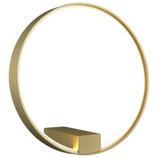 Metalowy kinkiet sypialniany Acirculo ring LED 25W złoty Step Into Design