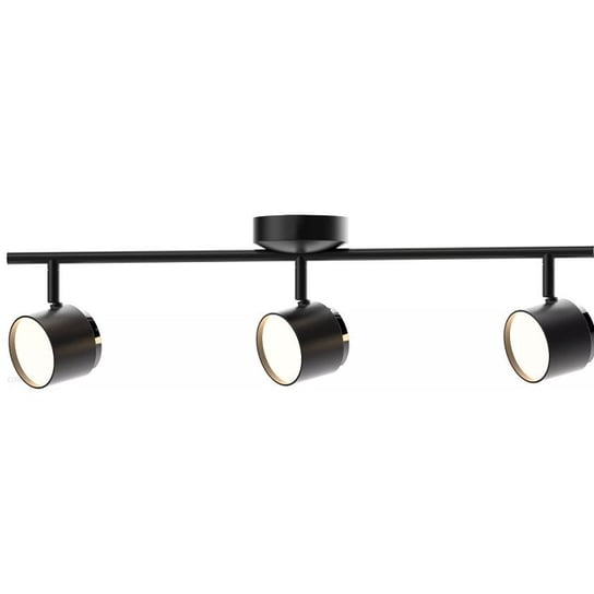 Metalowy plafon KUBIK 318275 punktowa lampa LED 12,6W czarna POLUX