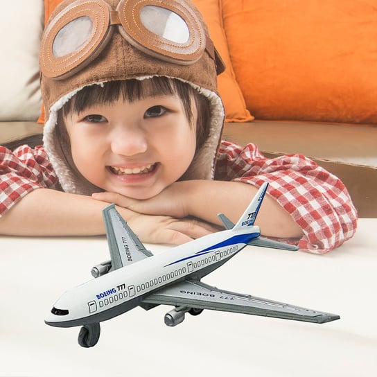 Metalowy Samolot Do Zabawy Boeing 777 Toi-Toys