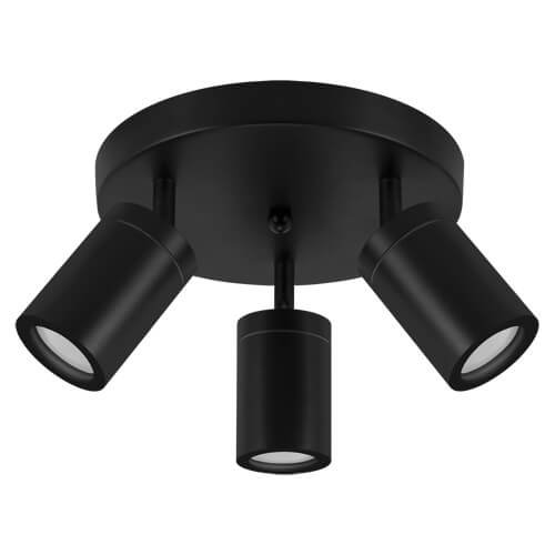 Metalowy spot regulowany Tenor 04075 łazienkowa lampa czarna IDEUS
