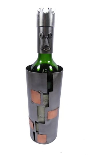 Metalowy stojak na butelkę- Wieża. Prezent dla szachisty Inna marka
