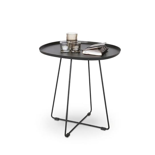 Metalowy stolik kawowy Trini, czarny mat Style Furniture
