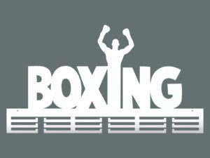 Metalowy Wieszak Na Medale Boxing Ii 80 Cm Biały Matowy Inna marka