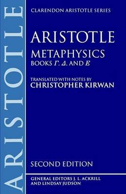 Metaphysics: Books gamma, delta, and epsilon Arystoteles