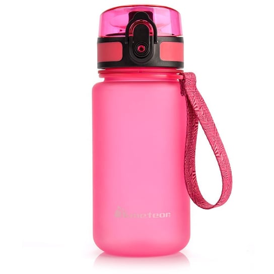 Meteor, Bidon sportowy, różowy, 350 ml Meteor