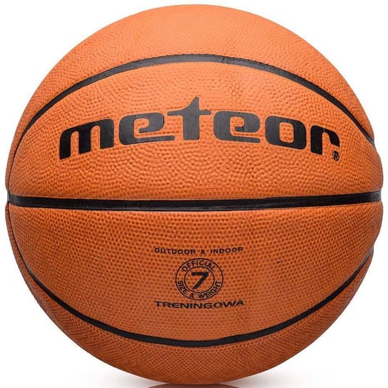 Meteor, Piłka koszykowa treningowa, Cellular 7 brązowy Meteor