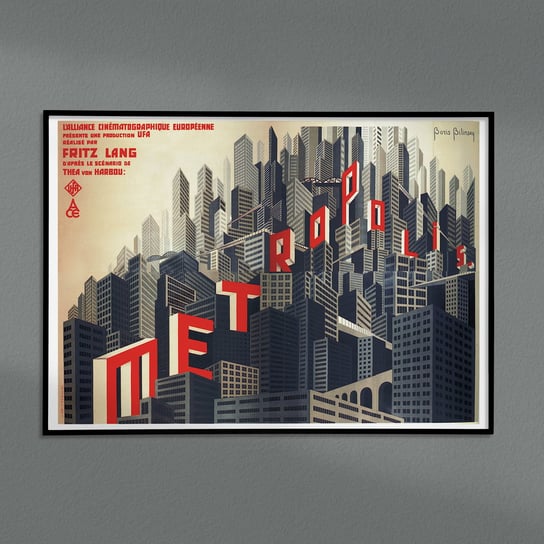 METROPOLIS Fritz Lang stary plakat filmowy 70x50 / DodoPrint Dodoprint