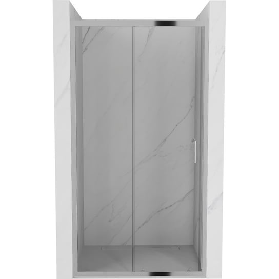 Mexen Apia drzwi prysznicowe rozsuwane 110 cm, transparent, chrom Mexen