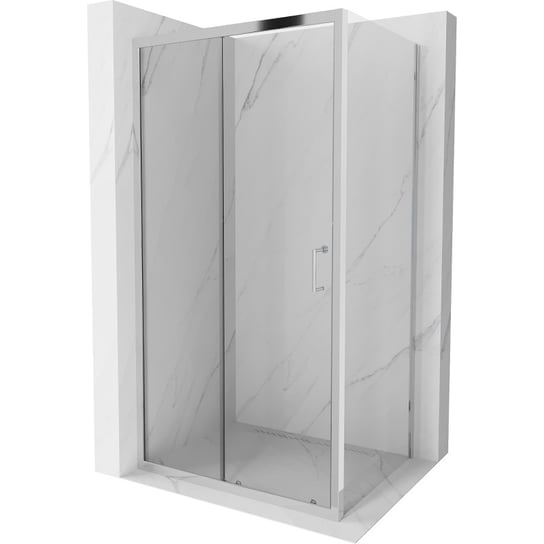 Mexen Apia kabina prysznicowa rozsuwana 105 x 100 cm, transparent, chrom Mexen