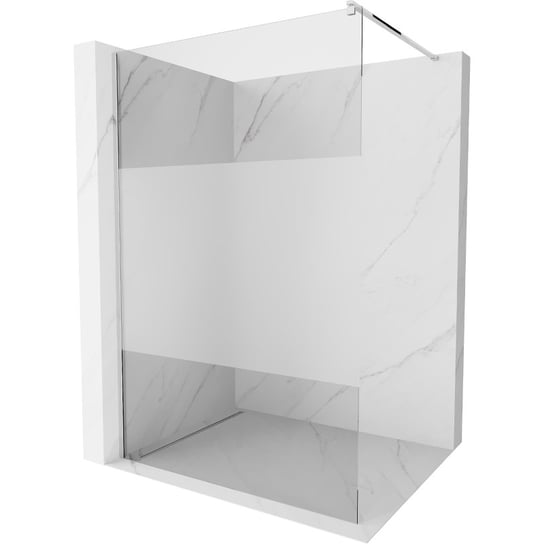 Mexen Kioto ścianka prysznicowa 100 x 200 cm, transparent/szron 8 mm, chrom Mexen