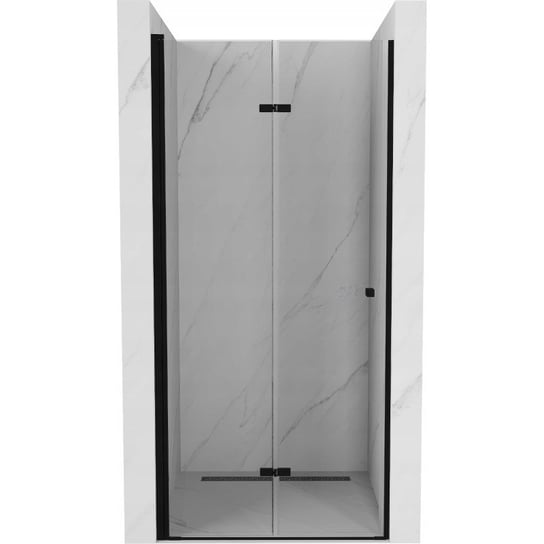Mexen Lima drzwi prysznicowe składane 100 cm, transparent, czarne Mexen