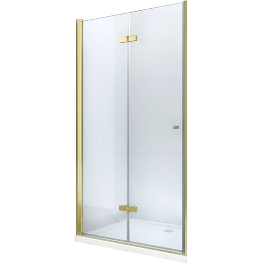 Mexen Lima drzwi prysznicowe składane 100 cm, transparent, złote - 856-100-000-50-00 Mexen
