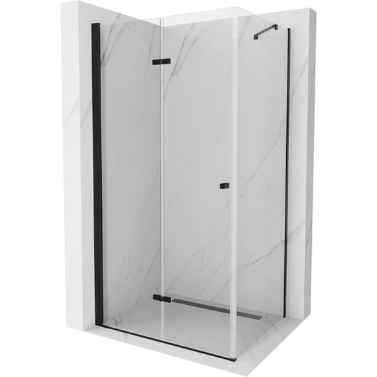 Mexen Lima kabina prysznicowa składana 90 x 100 cm, transparent, czarna Mexen