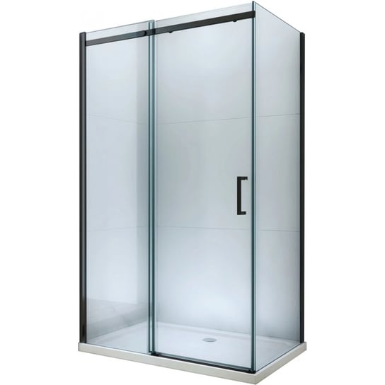 Mexen Omega kabina prysznicowa rozsuwana 100 x 70 cm, transparent, czarny - 825-100-070-70-00 Mexen