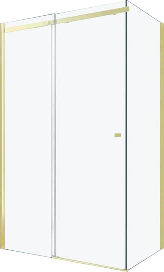 Mexen Omega kabina prysznicowa rozsuwana 120 x 80 cm, transparent, złoty - 825-120-080-50-00 Mexen