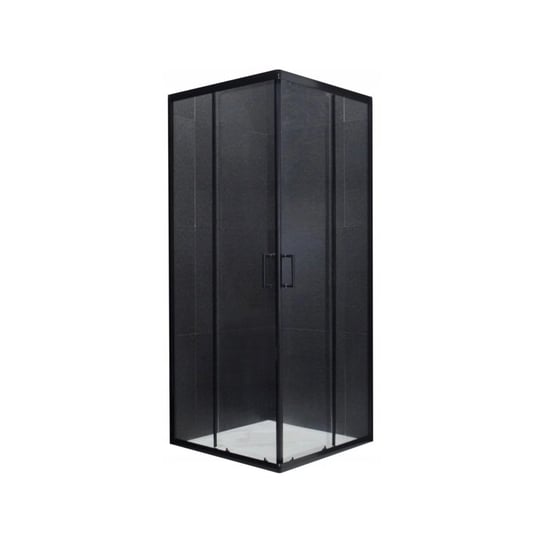 Mexen Rio kabina prysznicowa kwadratowa 80 x 80 cm, transparent, czarna - 860-080-080-70-00 Mexen