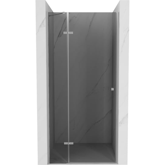 Mexen Roma drzwi prysznicowe uchylne 100 cm, grafit, chrom Mexen