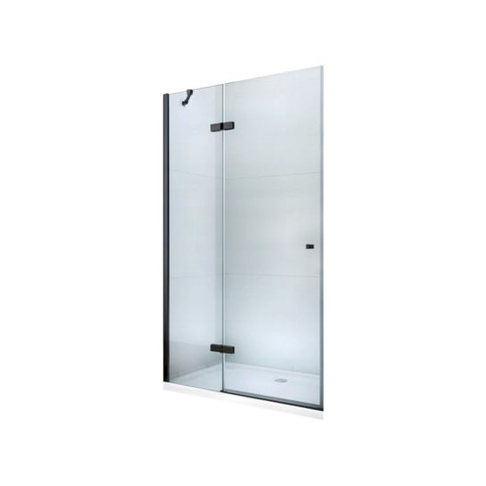 Mexen Roma drzwi prysznicowe uchylne 100 cm, transparent, czarne - 854-100-000-70-00 Mexen