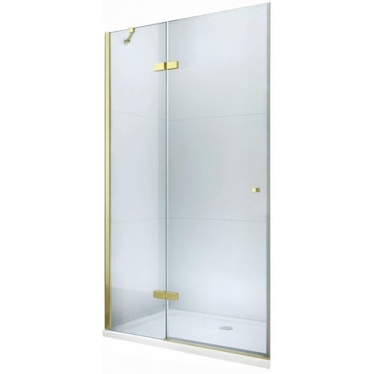 Mexen Roma drzwi prysznicowe uchylne 100 cm, transparent, złote - 854-100-000-50-00 Mexen