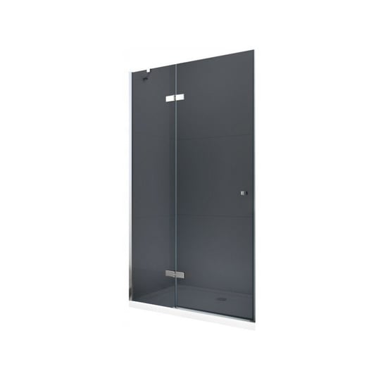 Mexen Roma drzwi prysznicowe uchylne 110 cm, grafit, chrom - 854-110-000-01-40 Mexen