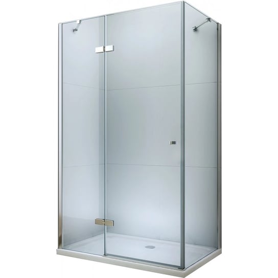 Mexen Roma kabina prysznicowa uchylna 100 x 100 cm, transparent, chrom - 854-100-100-01-00 Mexen
