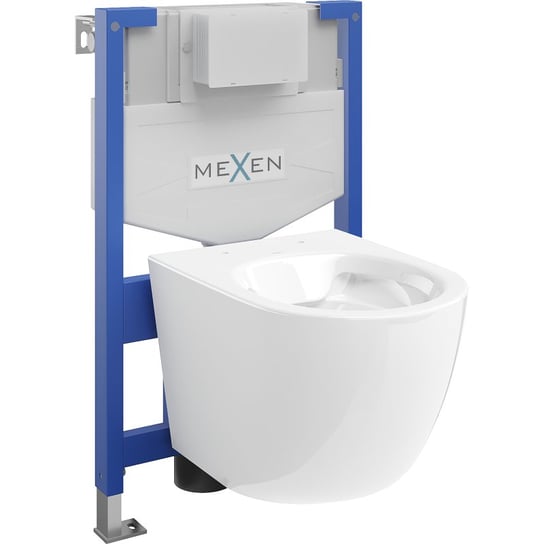 Mexen zestaw podtynkowy WC stelaż Fenix XS-F z miską WC Lena, biały Mexen