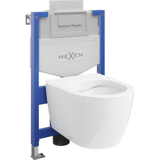 Mexen zestaw podtynkowy WC stelaż Fenix XS-U z miską WC Carmen, biały Mexen
