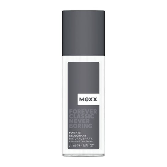 Mexx, Forever Classic Never Boring For Him, Dezodorant w naturalnym sprayu dla mężczyzn, 75 ml Mexx