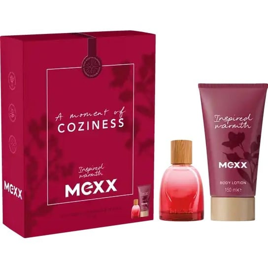 Mexx Inspired Warmth Woman zestaw woda perfumowana spray 30ml + balsam do ciała 150ml Mexx